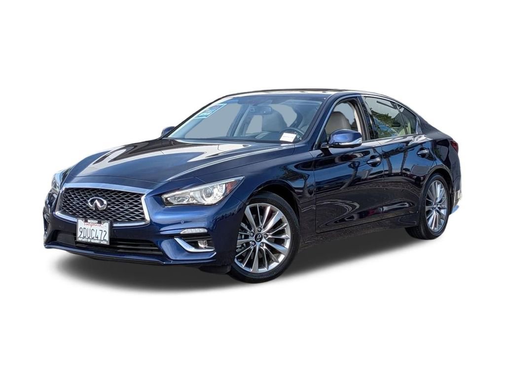 Used 2023 INFINITI Q50 Luxe w/ Cargo Package RWD image 1