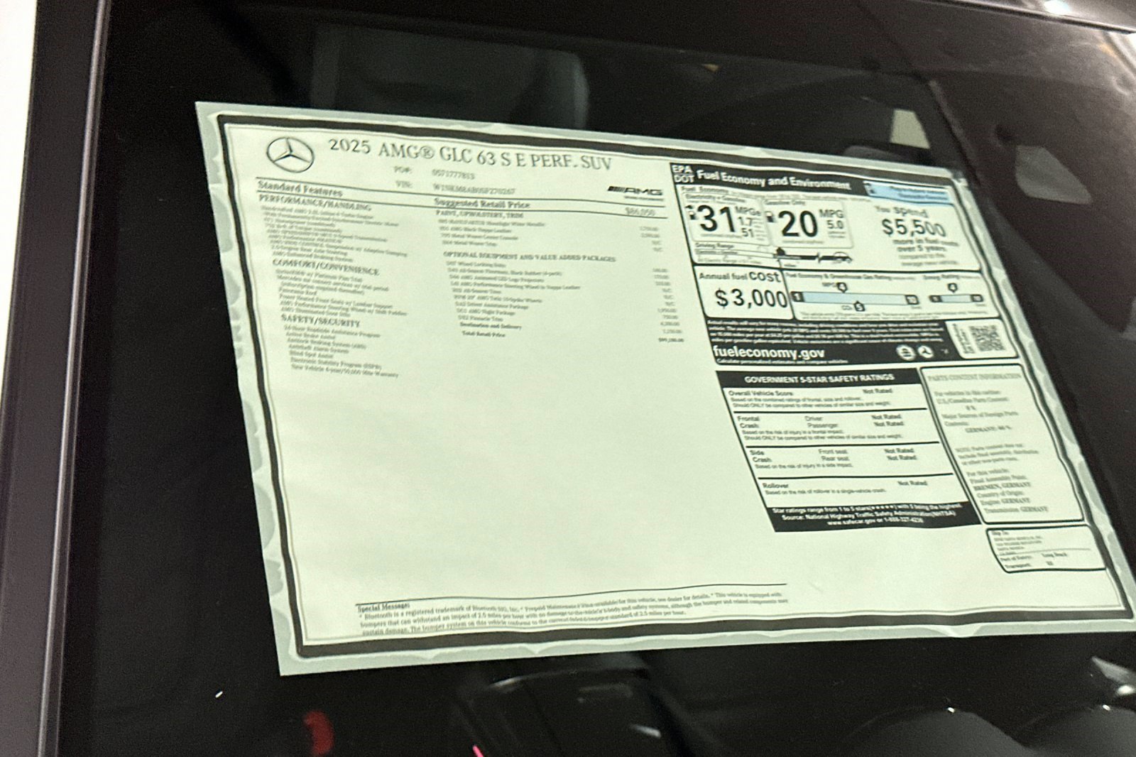 Certified 2025 Mercedes-Benz GLC 63 AMG S image 30