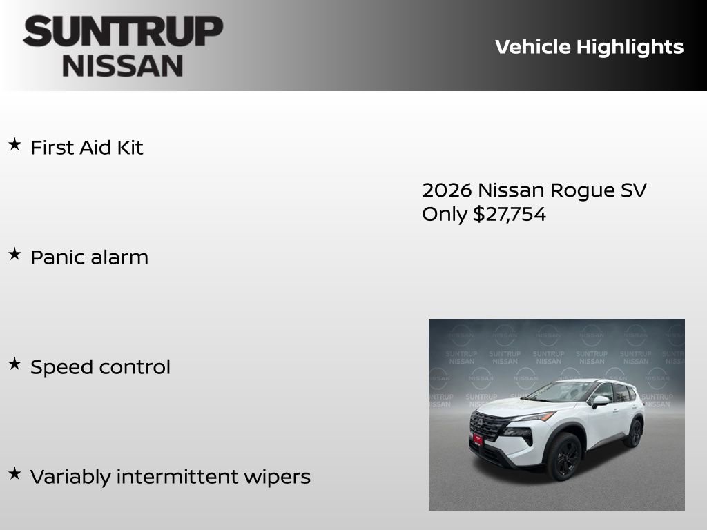 New 2026 Nissan Rogue SV FWD image 30