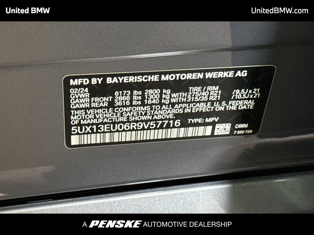 Used 2024 BMW X5 sDrive40i w/ M Sport Package RWD image 22