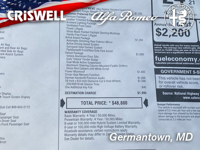 New 2025 Alfa Romeo Tonale w/ Premium Package image 48