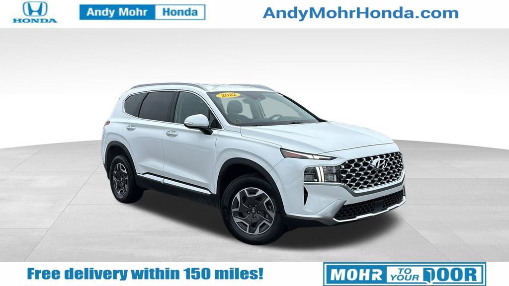 Used 2022 Hyundai Santa Fe Blue