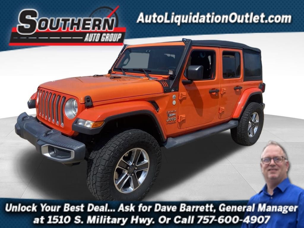 Used 2018 Jeep Wrangler Unlimited Sahara AWD/4WD image 1