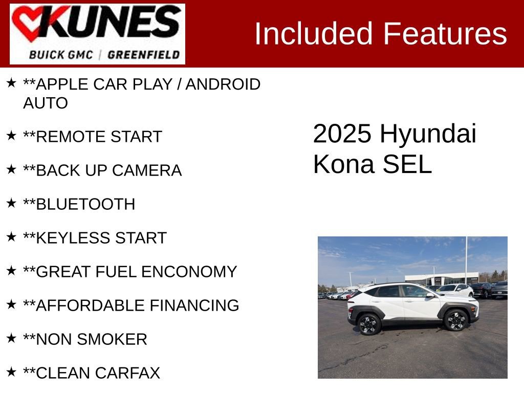 Used 2025 Hyundai Kona SEL image 2