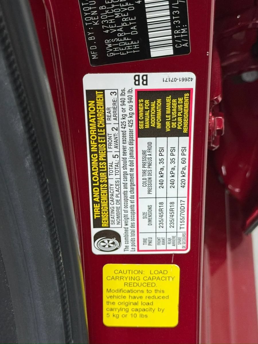 Used 2022 Toyota Avalon Limited w/ Advanced Safety Package FWD image 49