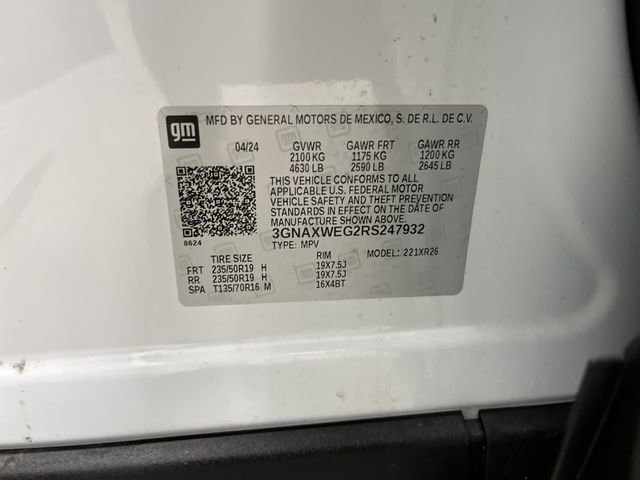 Used 2024 Chevrolet Equinox RS w/ RS Leather Package image 38