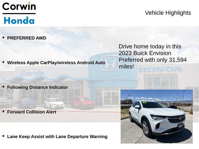 Used 2023 Buick Envision Preferred AWD/4WD image 6
