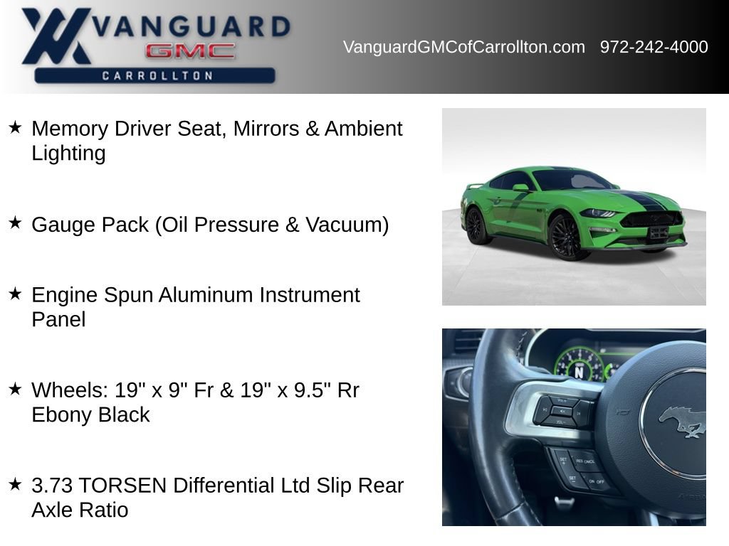 Used 2019 Ford Mustang GT Premium w/ GT Performance Package RWD image 12