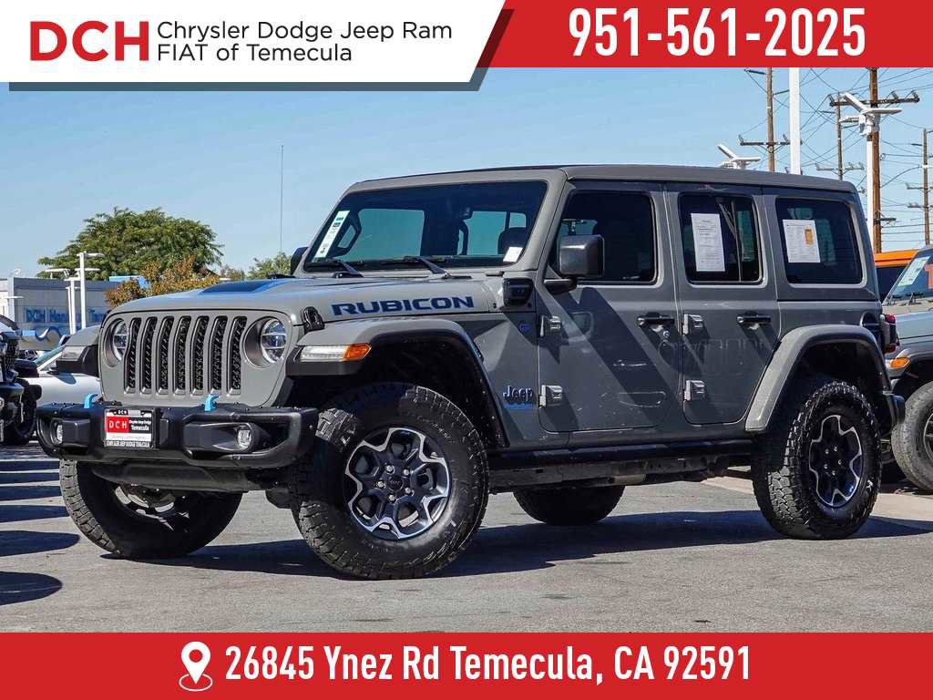 Certified 2022 Jeep Wrangler Unlimited Rubicon 4xe w/ Steel Bumper Group
