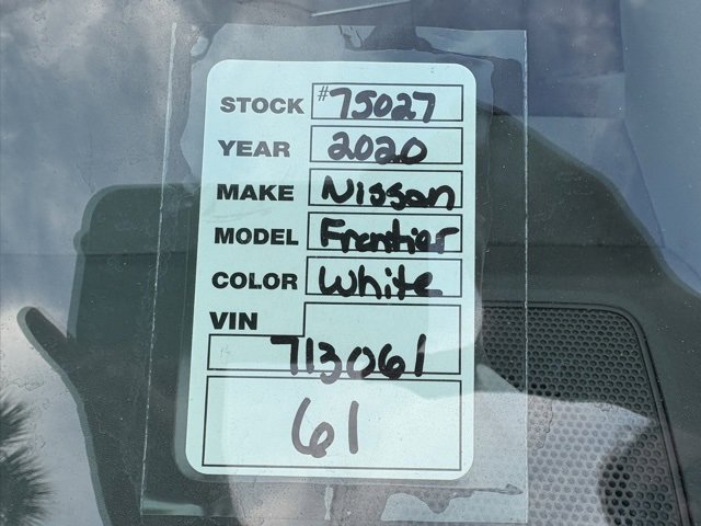 Used 2020 Nissan Frontier S image 35