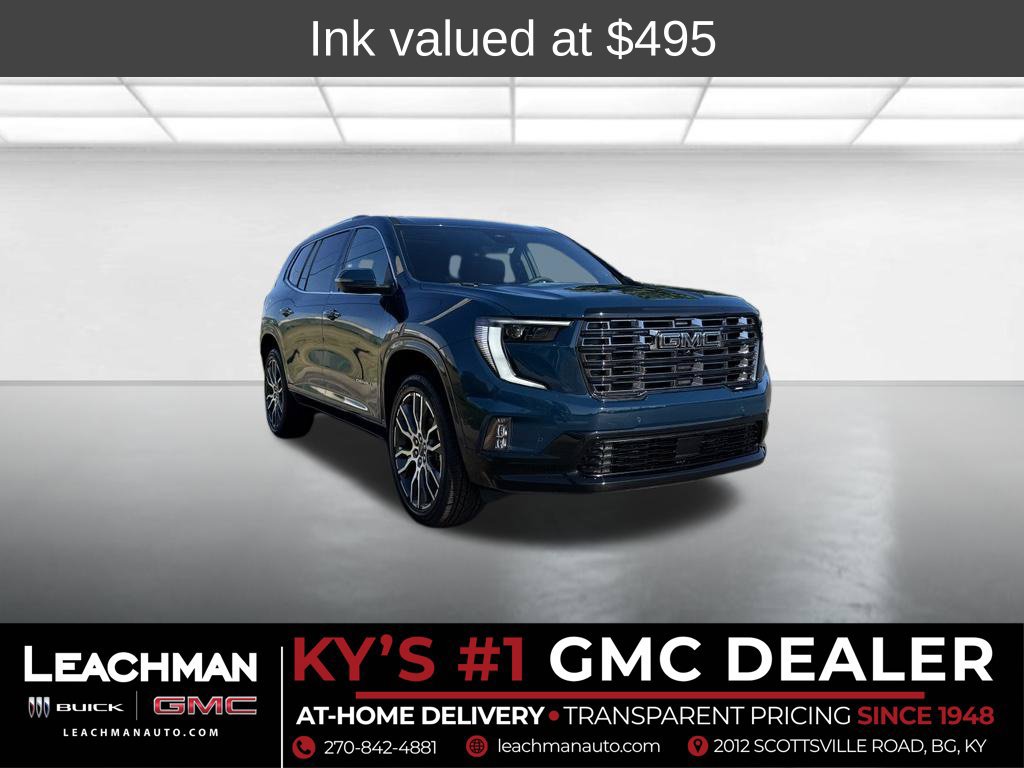 New 2027 GMC Acadia Denali Ultimate w/ LPO, Black Badging Package