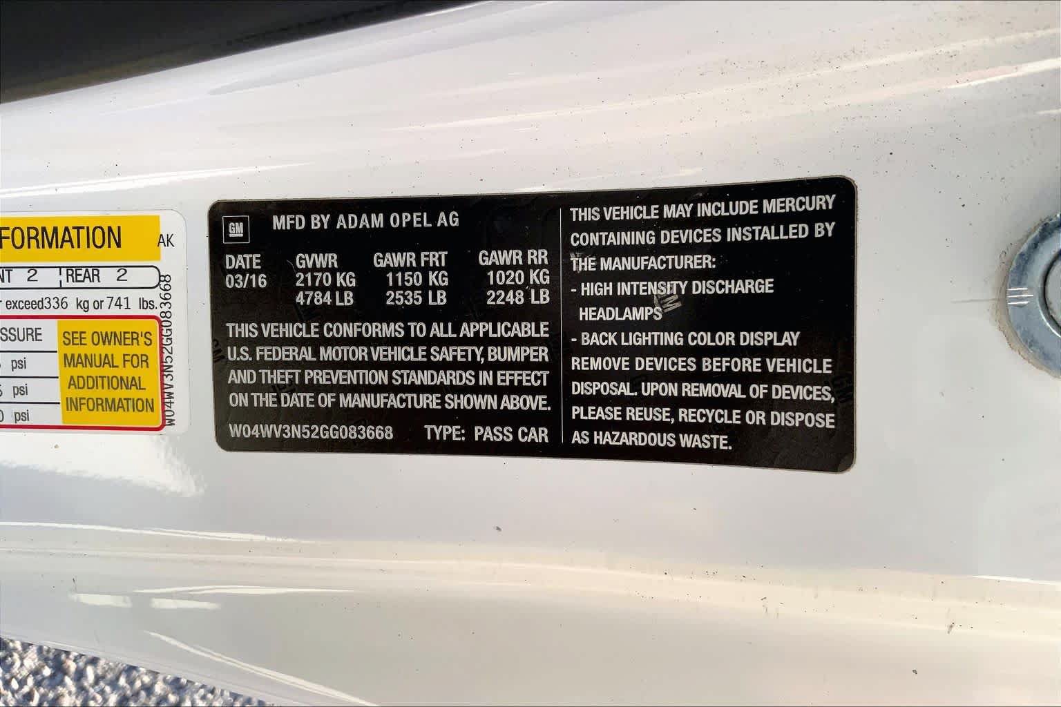 Used 2016 Buick Cascada FWD image 28