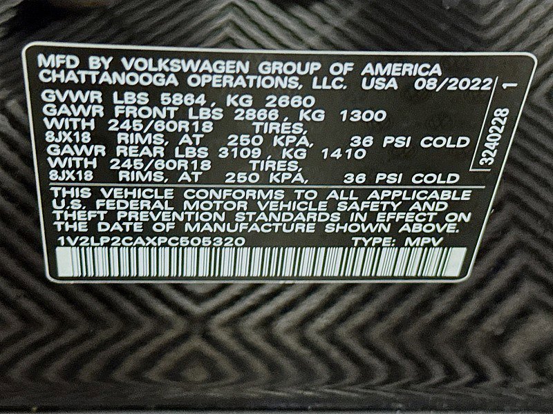 Used 2023 Volkswagen Atlas SE image 32