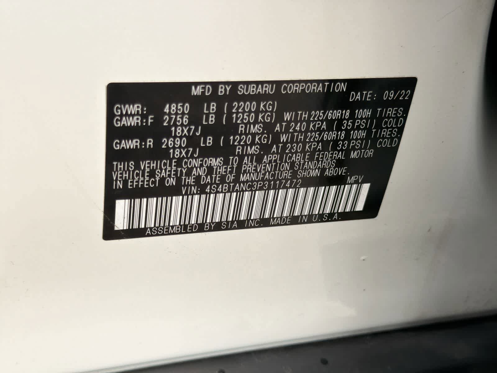 Certified 2023 Subaru Outback Limited image 38