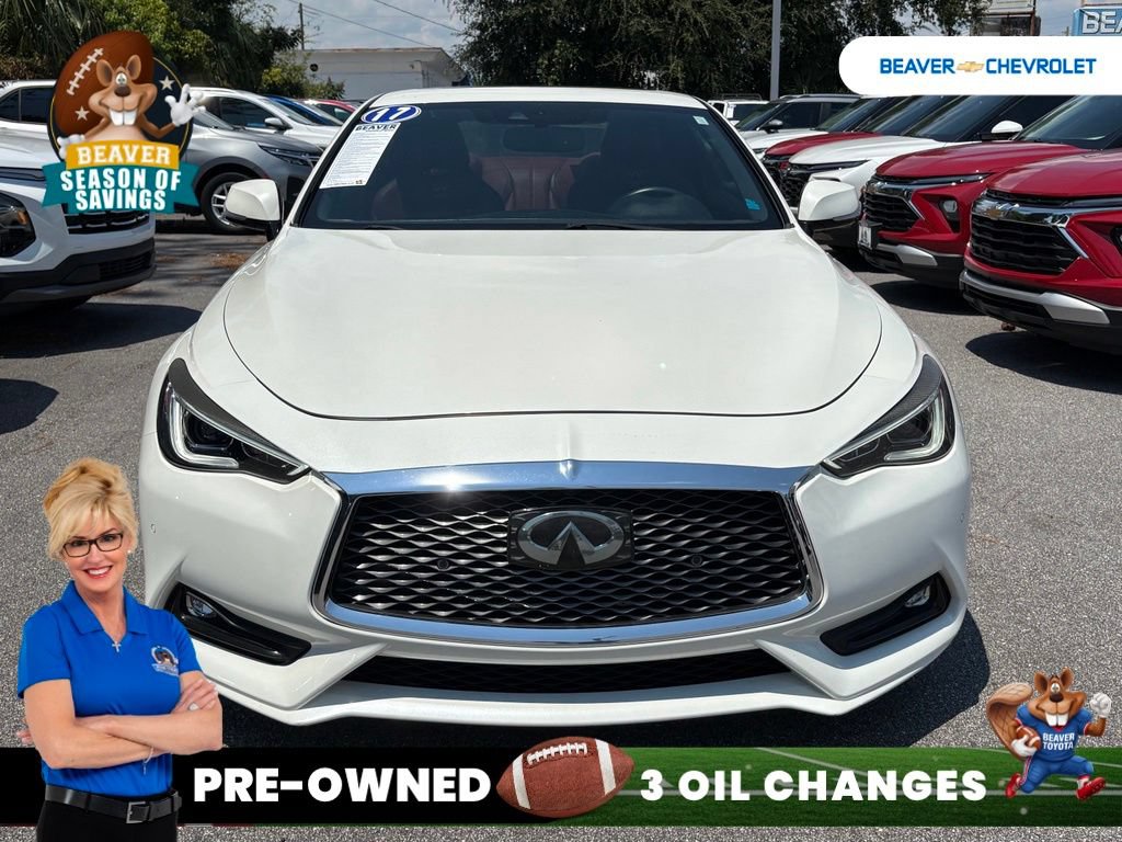 Used 2017 INFINITI Q60 Red Sport 400 RWD image 3