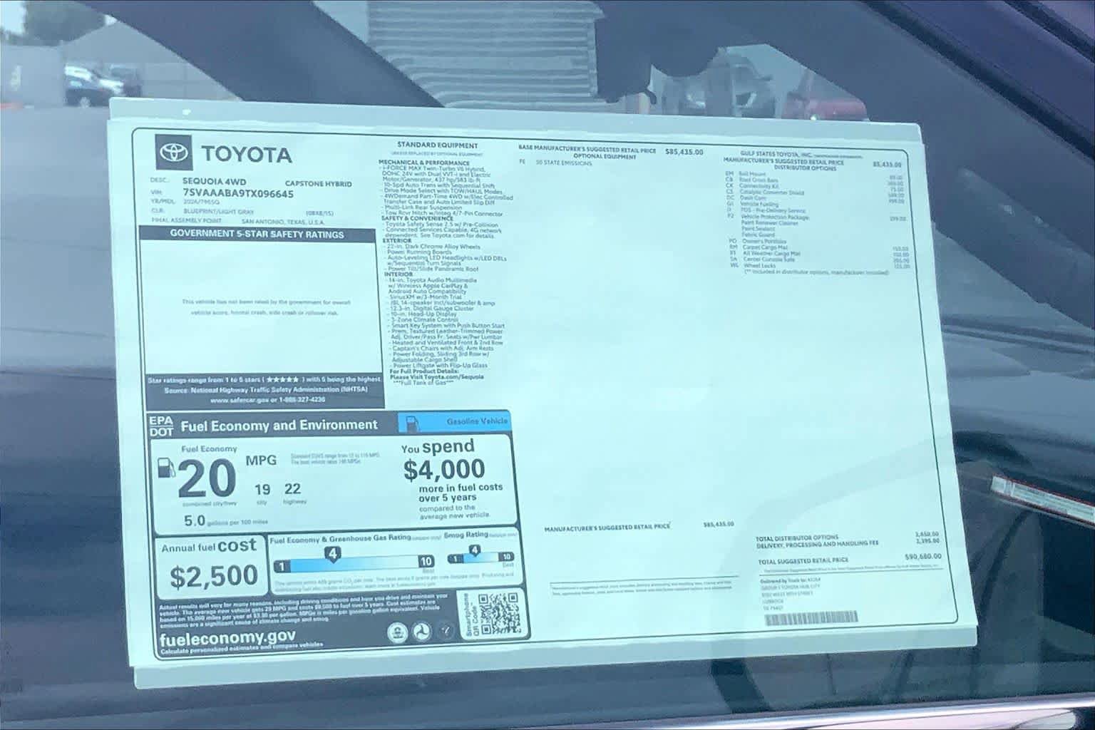 New 2026 Toyota Sequoia Capstone AWD/4WD image 22