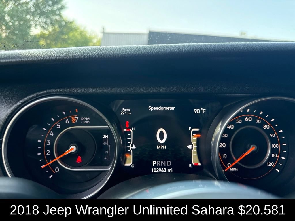 Used 2018 Jeep Wrangler Unlimited Sahara AWD/4WD image 21
