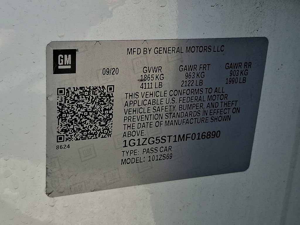 Used 2021 Chevrolet Malibu RS FWD image 19