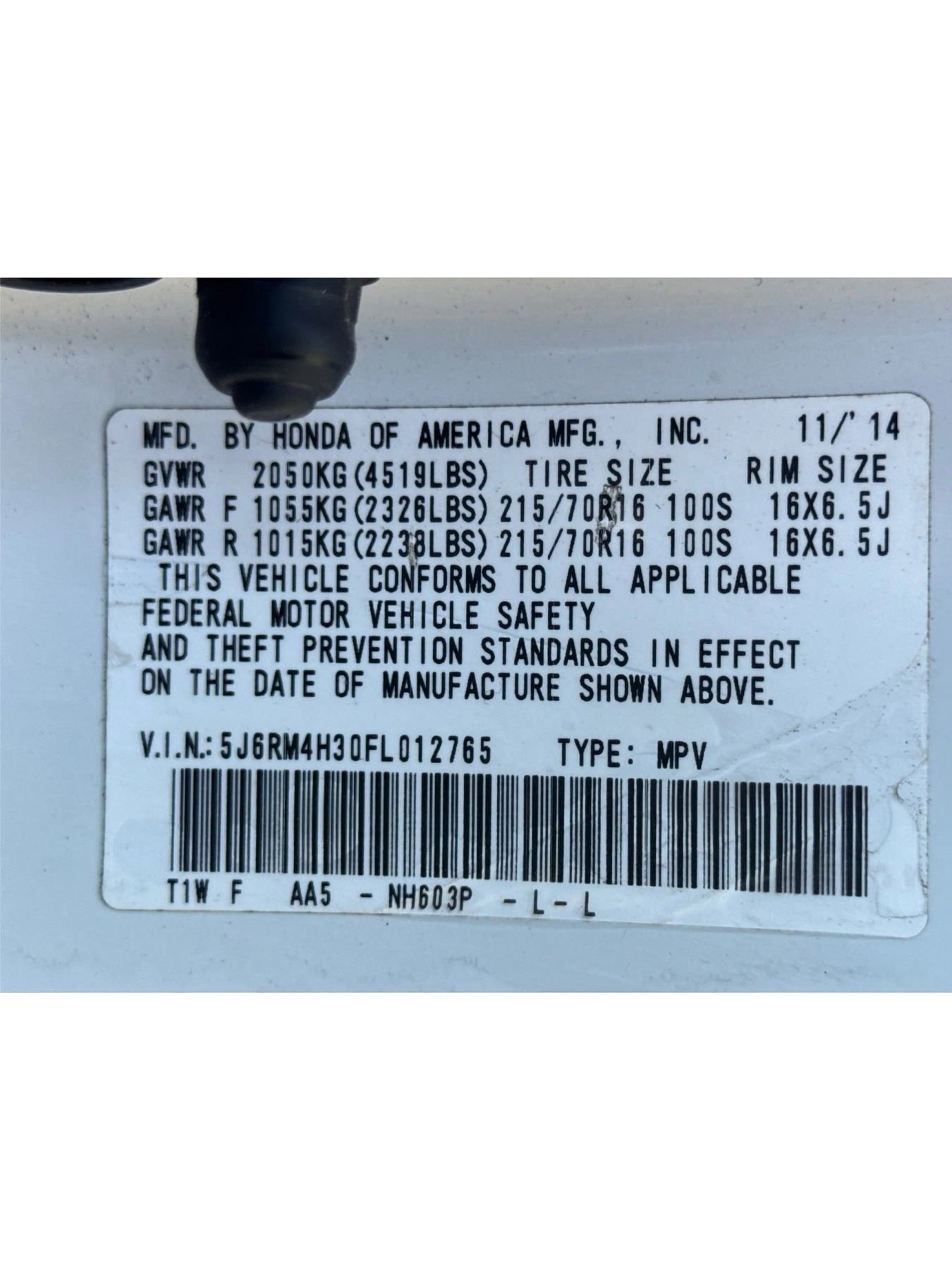 Used 2015 Honda CR-V LX image 20
