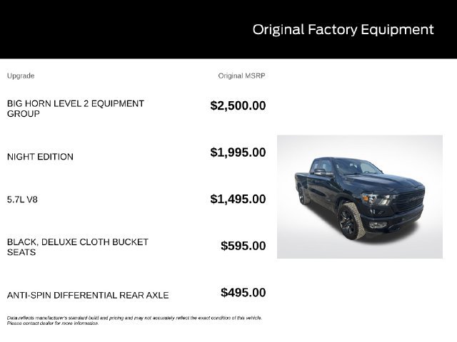 Used 2020 RAM 1500 Big Horn AWD/4WD image 11