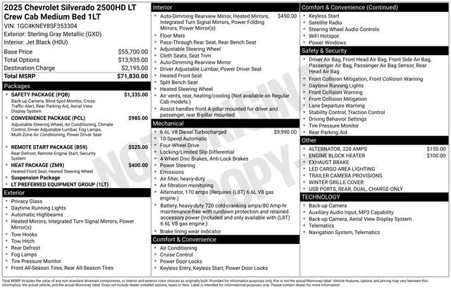 New 2025 Chevrolet Silverado 2500 LT w/ Safety Package image 5