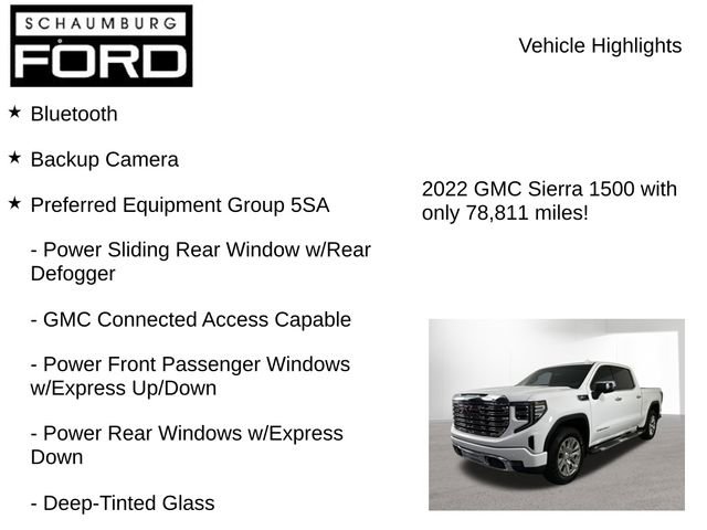 Used 2022 GMC Sierra 1500 Denali w/ Technology Package AWD/4WD image 8