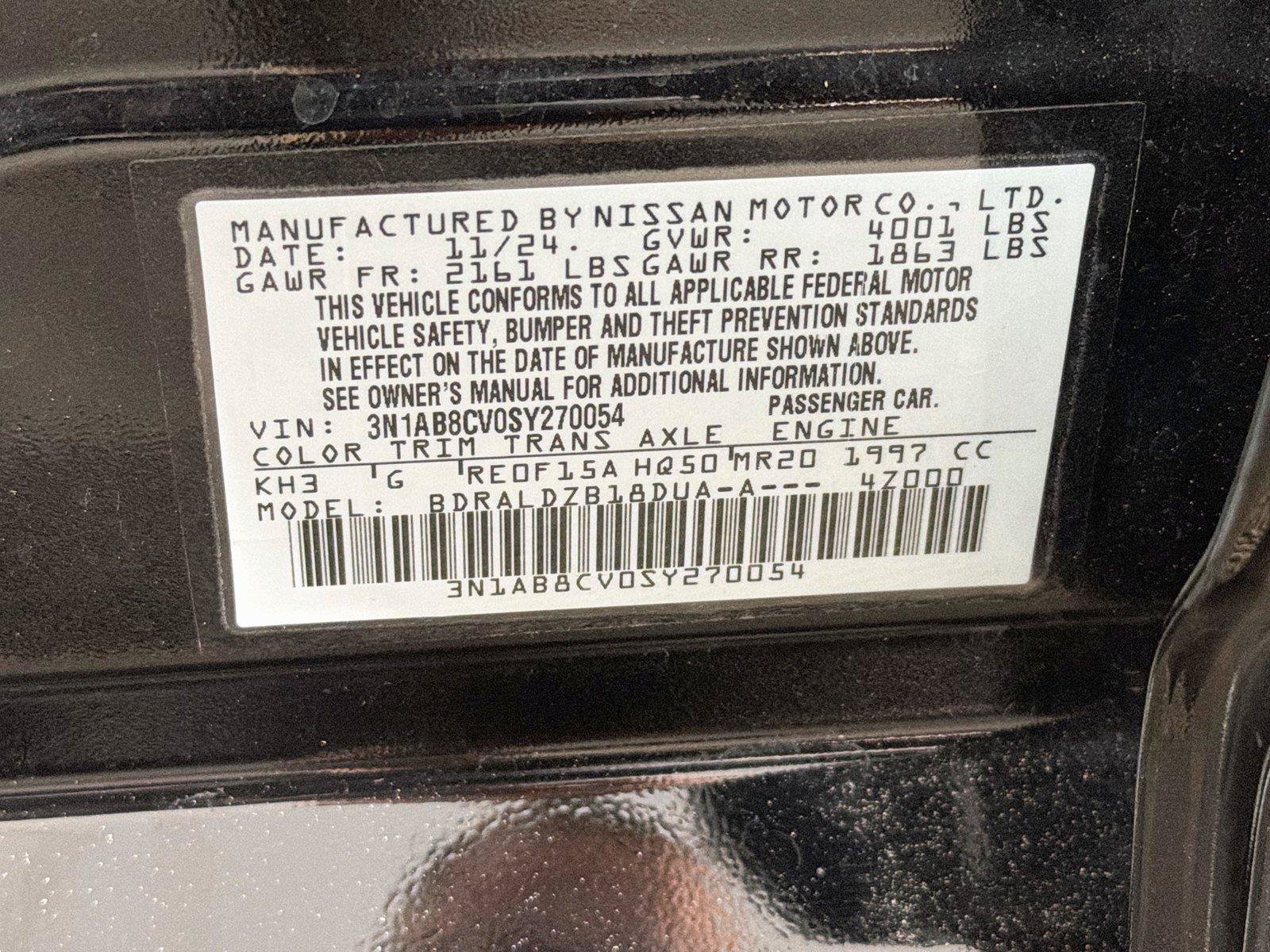 Used 2025 Nissan Sentra SV FWD image 37
