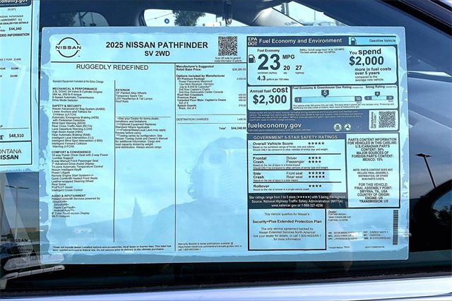 New 2025 Nissan Pathfinder SV image 13