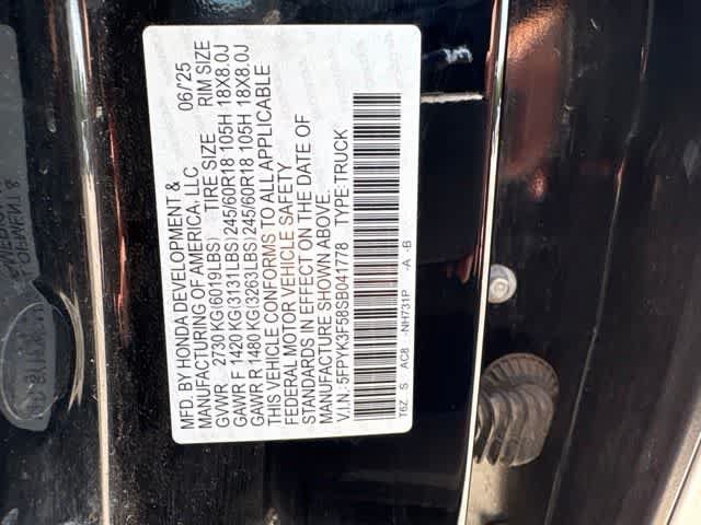 Used 2025 Honda Ridgeline RTL image 26