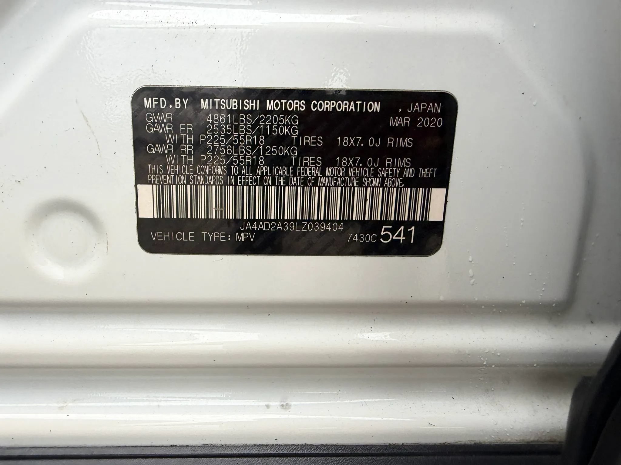 Used 2020 Mitsubishi Outlander ES FWD image 32