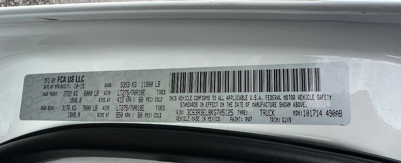 Used 2019 RAM 3500 Laramie AWD/4WD image 24