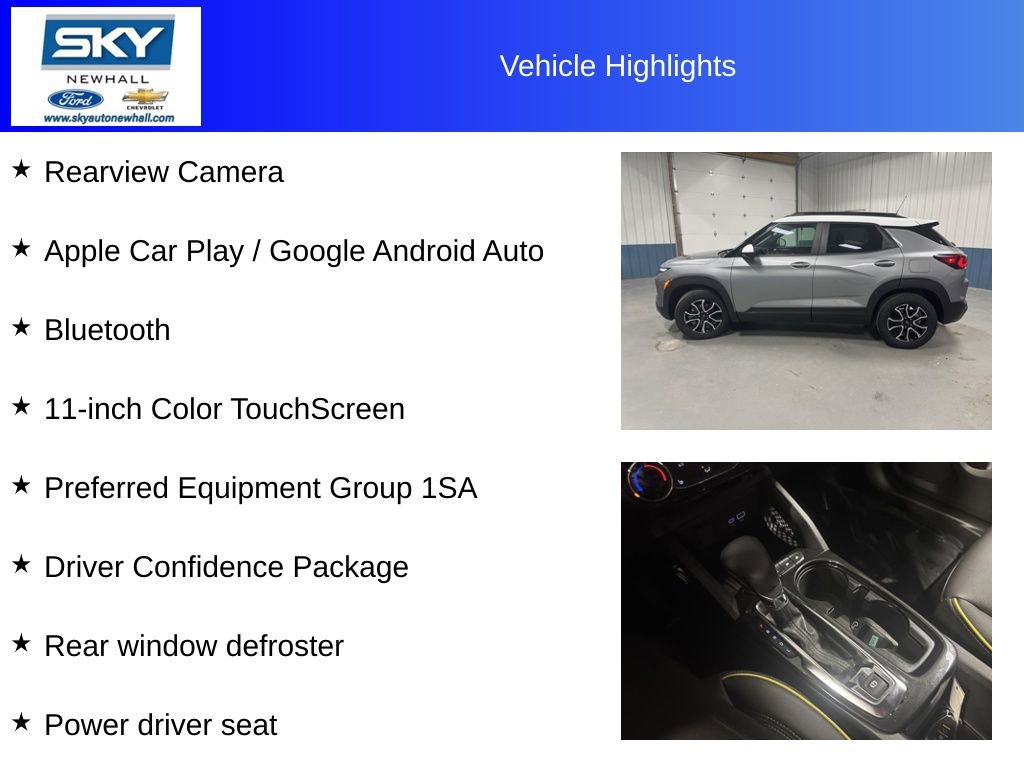 New 2025 Chevrolet TrailBlazer ACTIV w/ Driver Confidence Package image 26