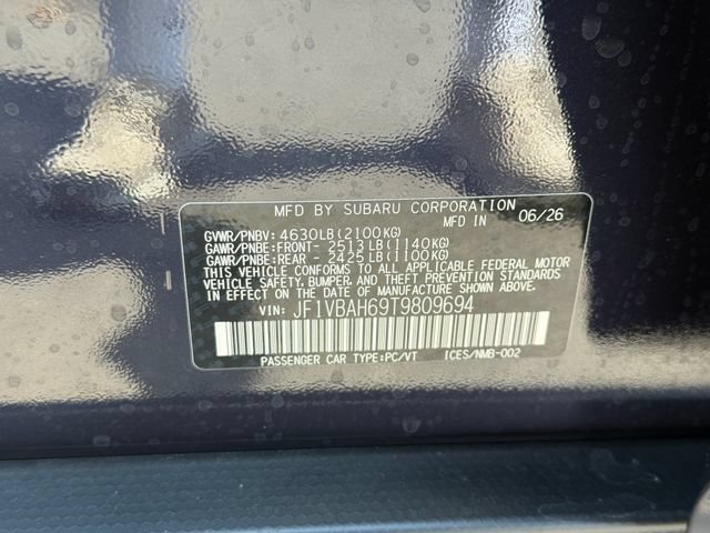 New 2026 Subaru WRX Premium AWD/4WD image 24