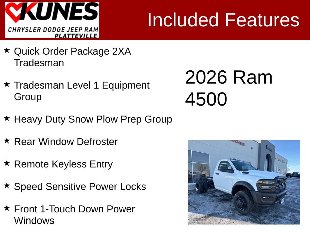 New 2026 RAM 4500 Tradesman AWD/4WD image 2
