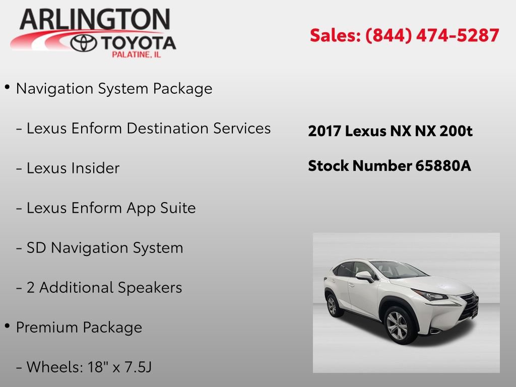 Used 2017 Lexus NX 200t AWD w/ Premium Package video 2