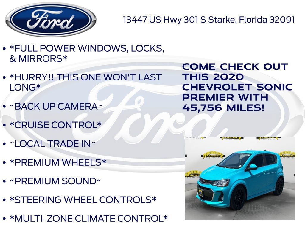 Used 2020 Chevrolet Sonic Premier FWD image 12