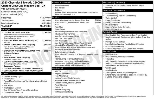 Certified 2023 Chevrolet Silverado 2500 Custom w/ Custom Value Package AWD/4WD image 37