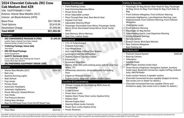 Used 2024 Chevrolet Colorado ZR2 w/ ZR2 Convenience Package III AWD/4WD image 6