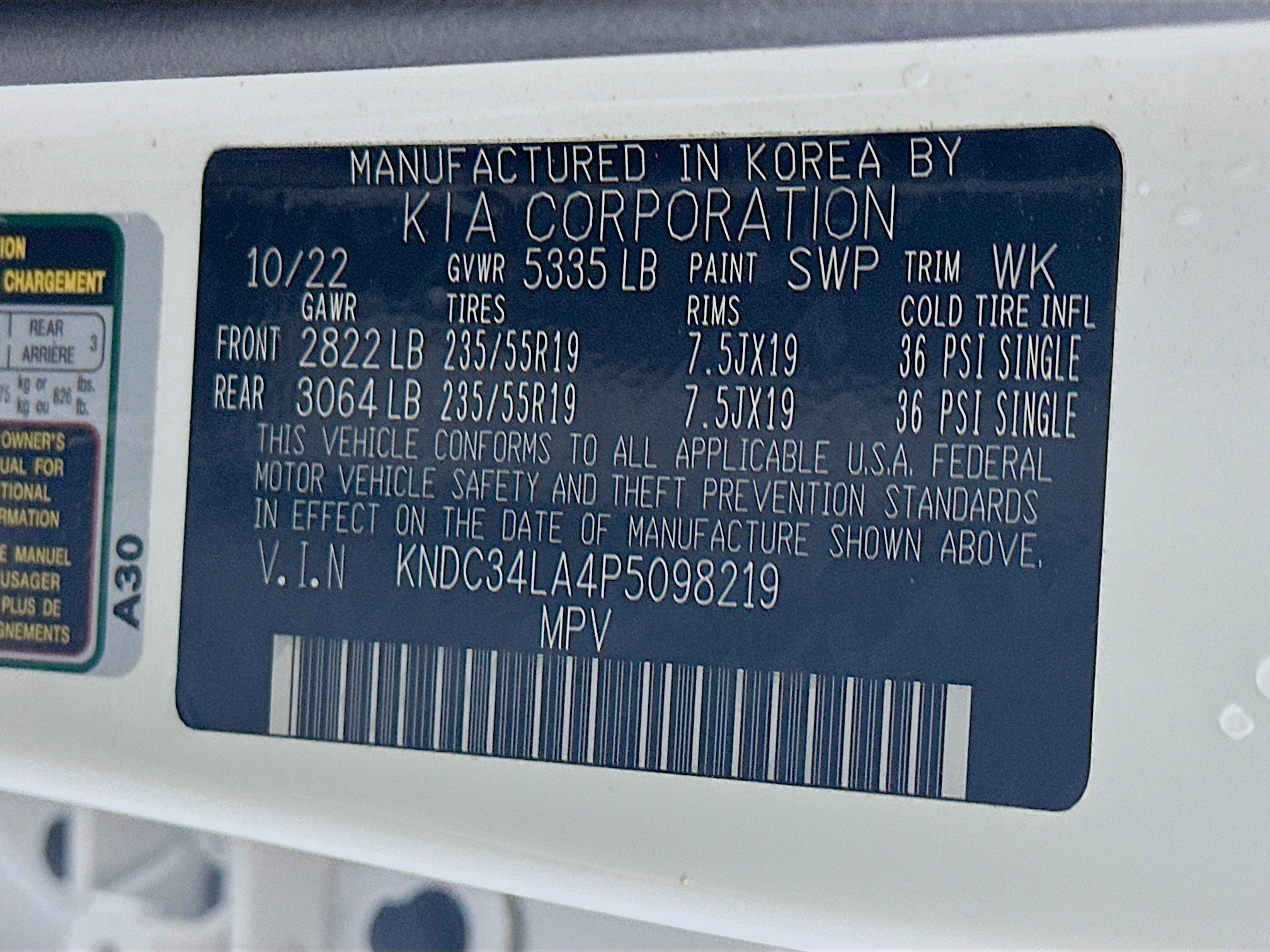 Used 2023 Kia EV6 Wind w/ Wind Technology Package image 12