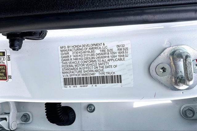 Used 2022 Honda Ridgeline RTL-E image 29