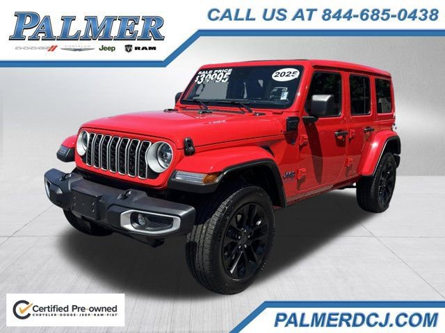 Certified 2025 Jeep Wrangler Unlimited Sahara w/ Safety Group AWD/4WD image 1