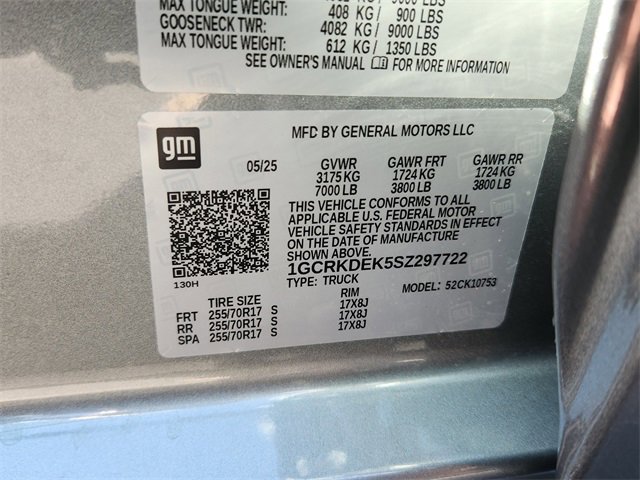 Used 2025 Chevrolet Silverado 1500 LT w/ Protection Package image 15