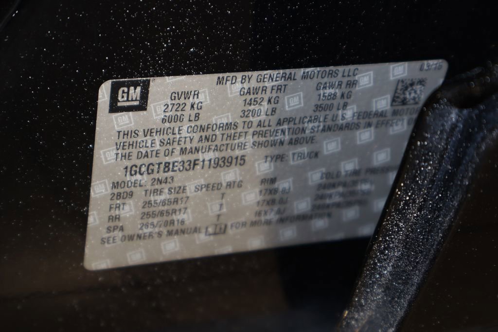 Used 2015 Chevrolet Colorado LT w/ Luxury Package image 35