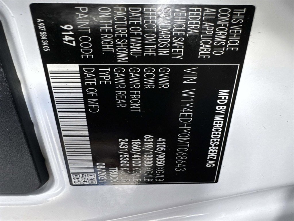 Used 2021 Mercedes-Benz Sprinter 2500 image 26