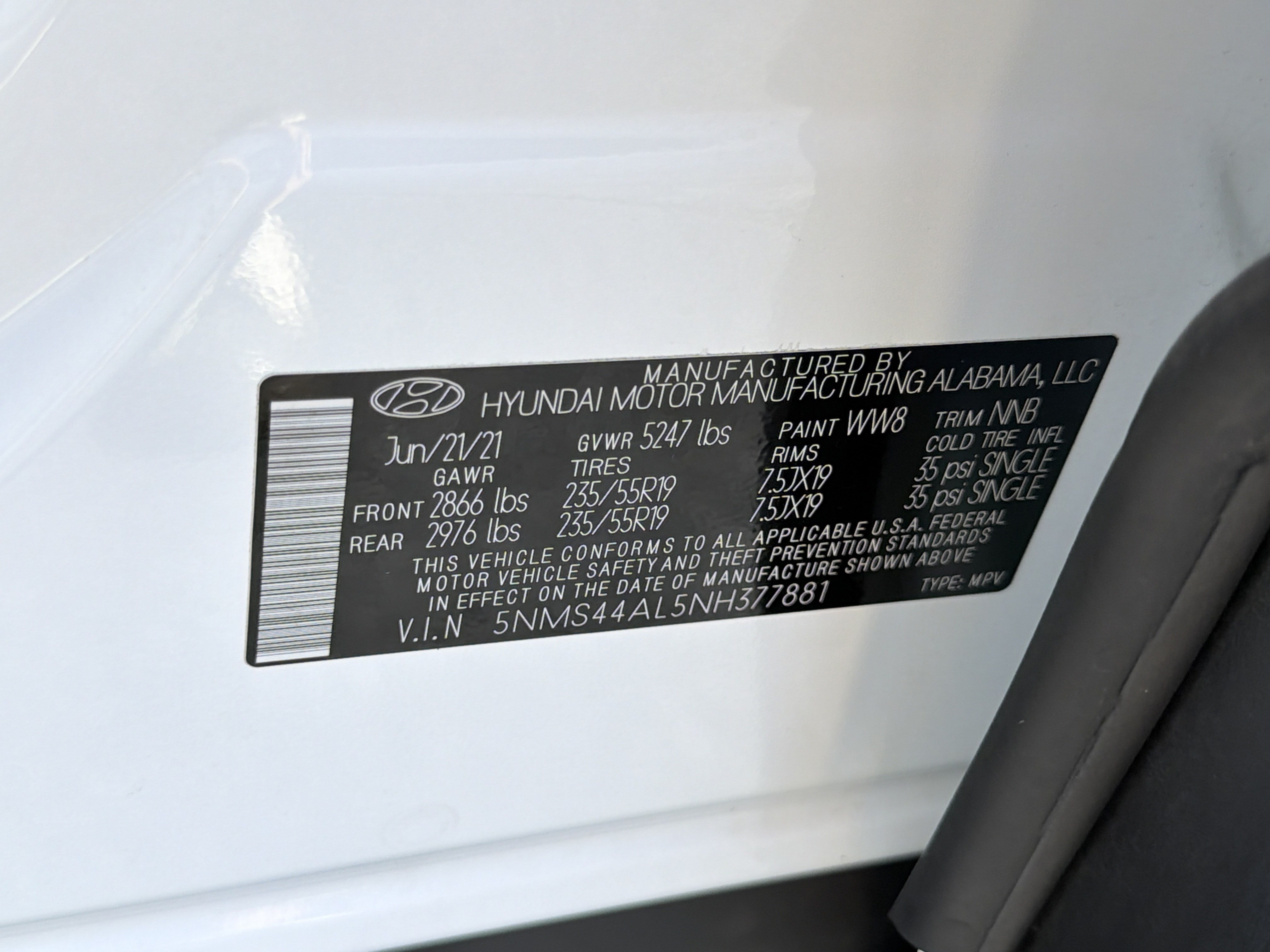 Used 2022 Hyundai Santa Fe Limited w/ Cargo Package FWD image 32