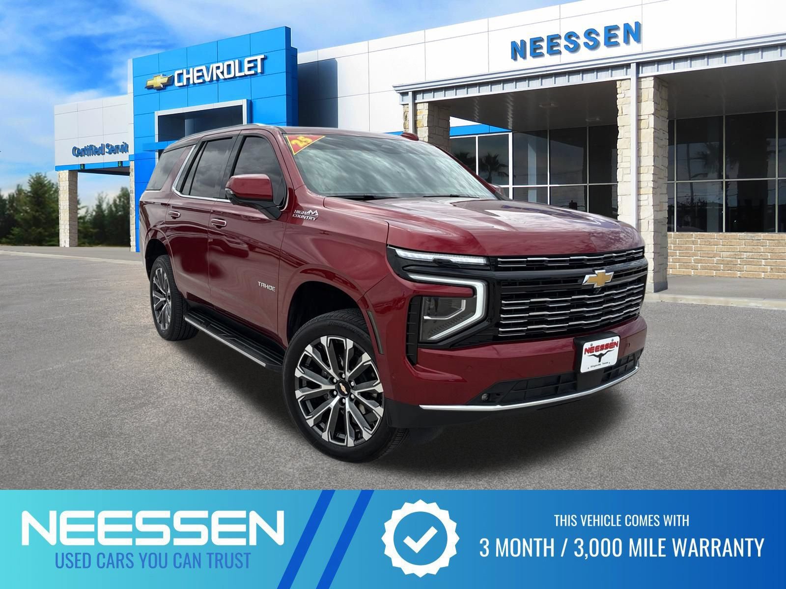 Used 2025 Chevrolet Tahoe High Country RWD image 1