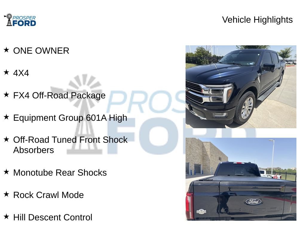 Used 2024 Ford F150 King Ranch w/ FX4 Off-Road Package AWD/4WD image 5