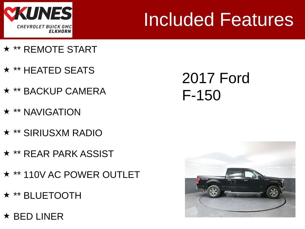 Used 2017 Ford F150 XLT w/ Equipment Group 302A Luxury AWD/4WD video 2