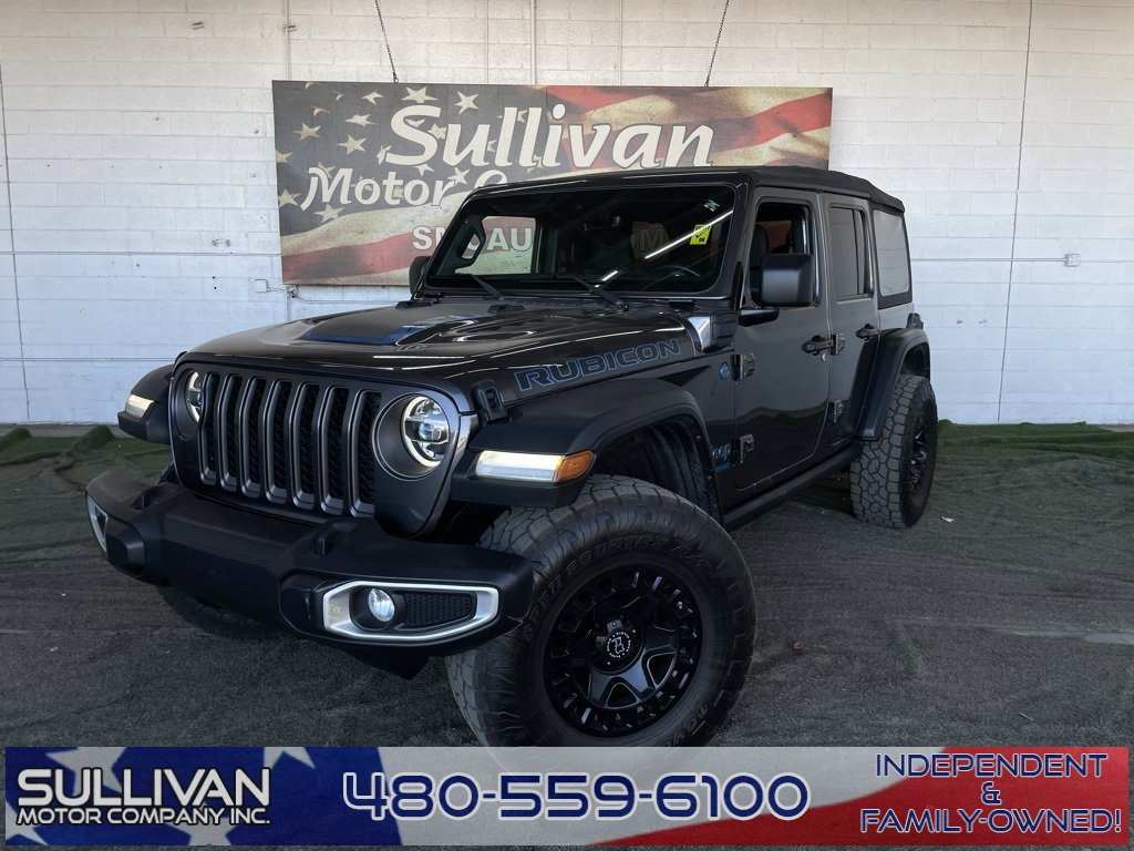 Used 2022 Jeep Wrangler Unlimited Rubicon 4xe w/ Safety Group image 1