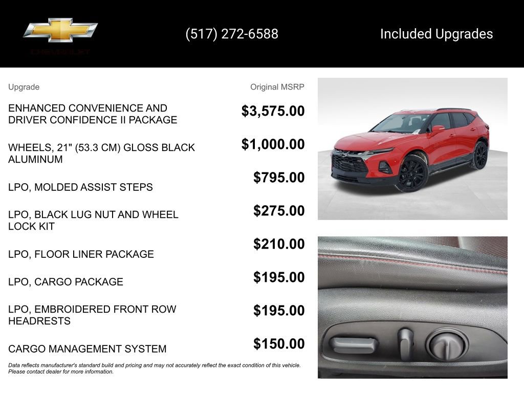 Certified 2020 Chevrolet Blazer RS image 15